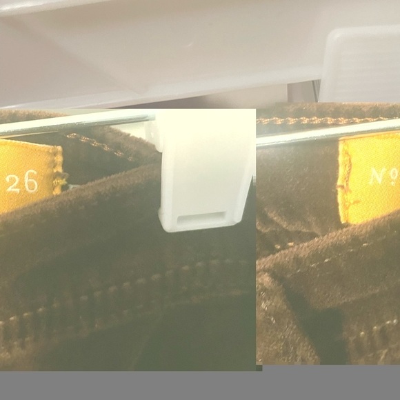 Pilcro & The Letterpress Serif Velvet Maroon Skinny Pants Jeans Size 26 Women's - Picture 5 of 7